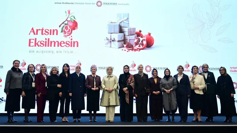 Emine Erdoğan’dan TOGEM-DER’in 20 yıllık iyilik yolculuğuna destek 