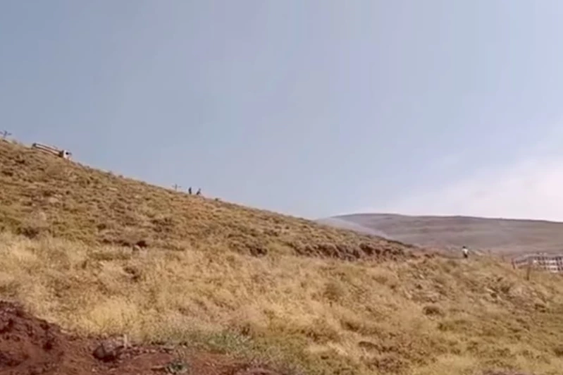 Bingöl’ün Karlıova İlçesindeki TOKİ konutlarında yangın 