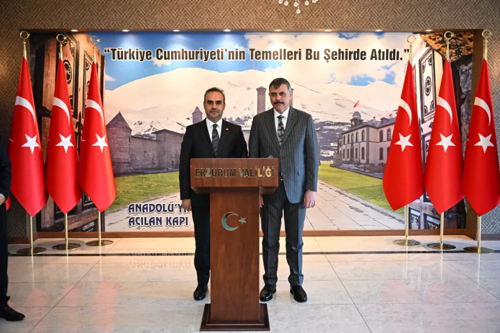 Sanayi ve Teknoloji Bakanı Mehmet Fatih Kacır, Erzurum