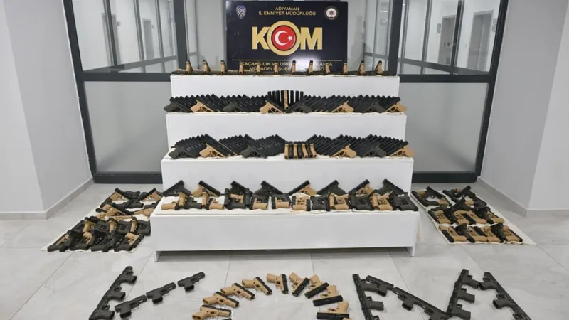Adıyaman’da KOM ve istihbarattan silah operasyonu 