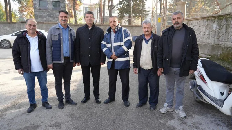 Başkan Tutdere, Varlık Mahallesi taziye evinde incelemelerde bulundu 