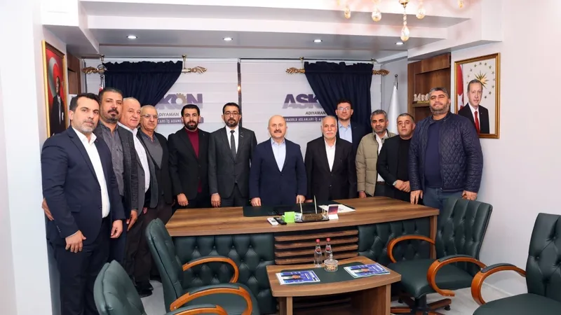 Vali Varol’dan ASKON Adıyaman şubesine ziyaret 