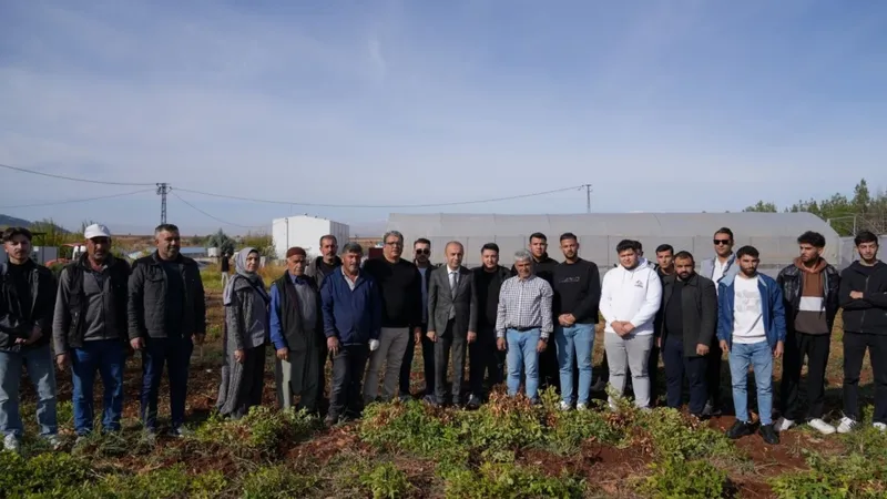ADYÜTAYAM’da yer fıstığı hasadı ve sera denemeleri başarıyla tamamlandı 