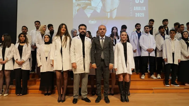 Adıyaman Üniversitesi Diş Hekimliği Fakültesi’nde beyaz önlük heyecanı 