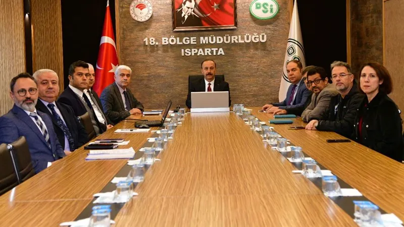 Eğirdir gölü için acil değerlendirme toplantısı