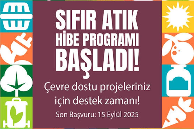 Sıfır atık hibe programı için başvurular başladı!