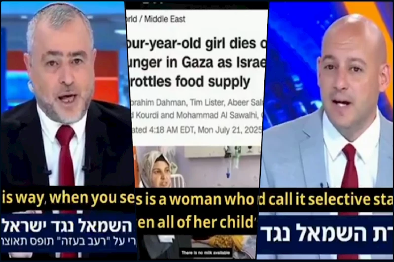 Siyonist Kanal 14’te Gazze’deki açlıkla alay edilen yayına tepki 