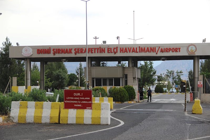 Şırnak Şerafettin Elçi Havalimanı 6 ayda 202 bin yolcuya hizmet verdi